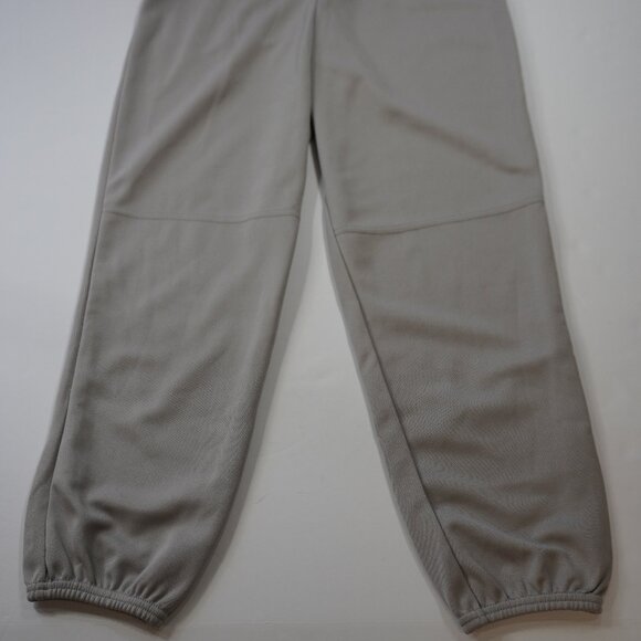 Alleson Athletic Baseball Pant Small Adult Grey Elastic Waist w/ Drawstring NWOT - Picture 1 of 8